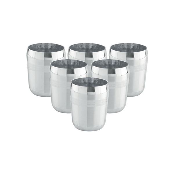 Picture of MATKA GLASS CP - stainless steel water glass, set of 6 pcs - 250 ml each