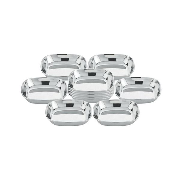 Picture of DELUXE FANCY WATI - stainless steel katori set, bowl set of 12 pcs - 100 ml each