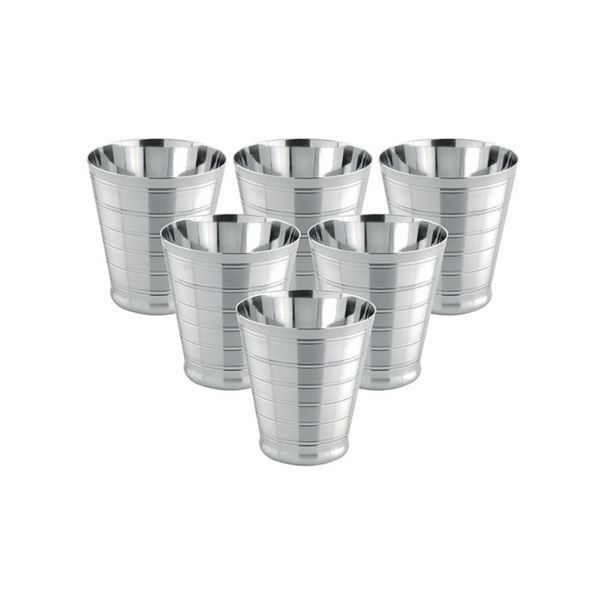 Picture of PARASHUTE CP GLASS -  stainless steel water glass, set of 6 pcs - 250 ml each