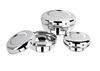 Picture of RATNA Stainless Steel Exclusive Deluxe Puri Dabbi/storage Container, 4 Piece, Silver
