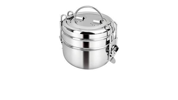 Picture of RATNA Stainless Steel Exclusive Clip Tiffin Box  2 Tier
