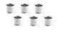 Picture of RATNA Stainless Steel Extra Heavy Mayuri Tea Glasses,6 Piece, Silver