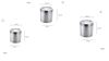 Picture of RATNA Stainless Steel Export Deep Dabba/storage Container, 3 Piece, Silver