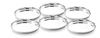 Picture of RATNA Stainless Steel German Thali/plates, 29 cm, 6 Piece, Silver