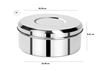 Picture of RATNA Stainless Steel Extra Deep Puri Storage Container, 16 cm / 18 cm / 20 cm, Silver (Extra Deep Puri 10*12)