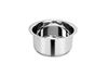 Picture of RATNA Induction Compatible Stainless Steel Sandwitch Bottom Tope, Set Of 3, Silver