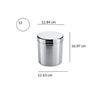 Picture of Ratna Stainless Steel Plain Cover Deep Dabba/Storage Container (PC Deep Dabba 10*12 + 13*14)