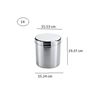 Picture of Ratna Stainless Steel Plain Cover Deep Dabba/Storage Container (PC Deep Dabba 10*12 + 13*14)