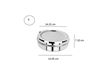 Picture of RATNA Stainless Steel Neelam Puri Dabba/storage Container, 3 Piece, Silver